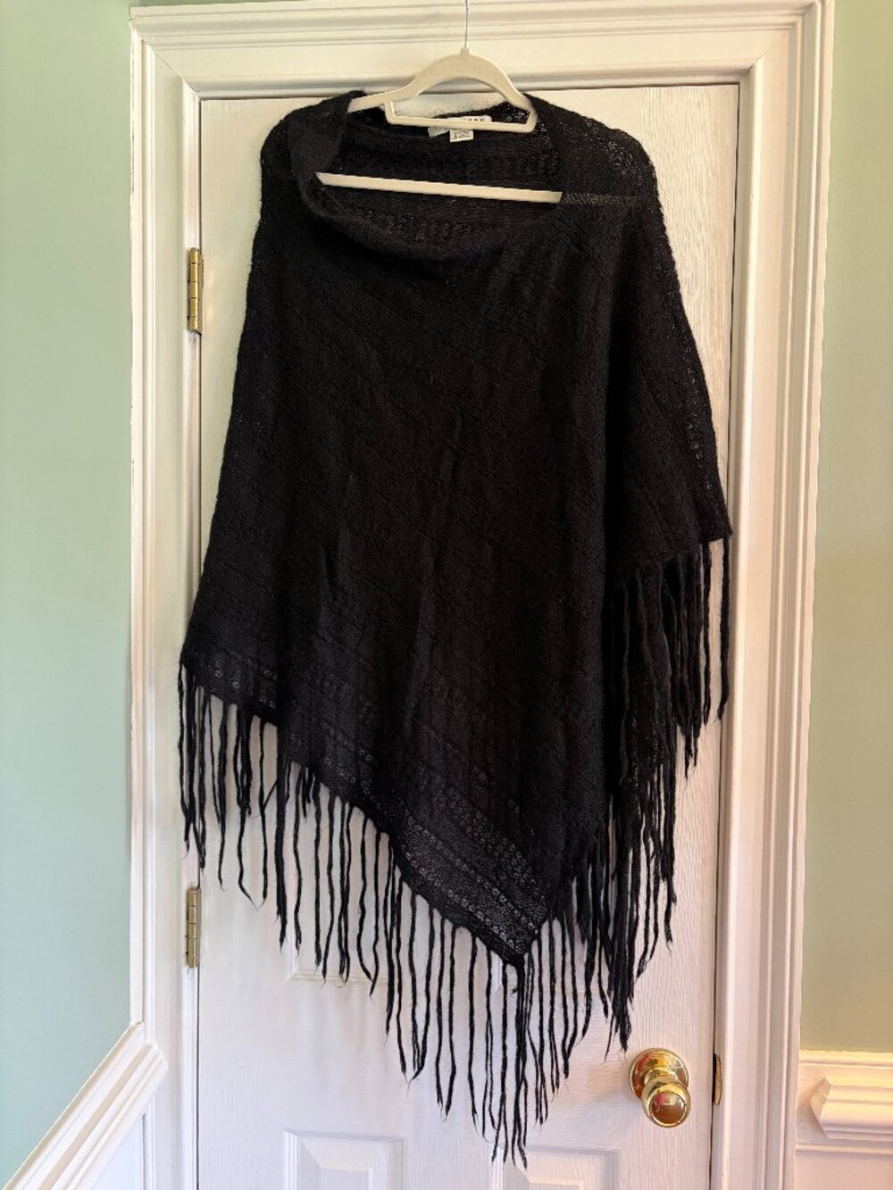 Trina Turk Black Shawl One Size